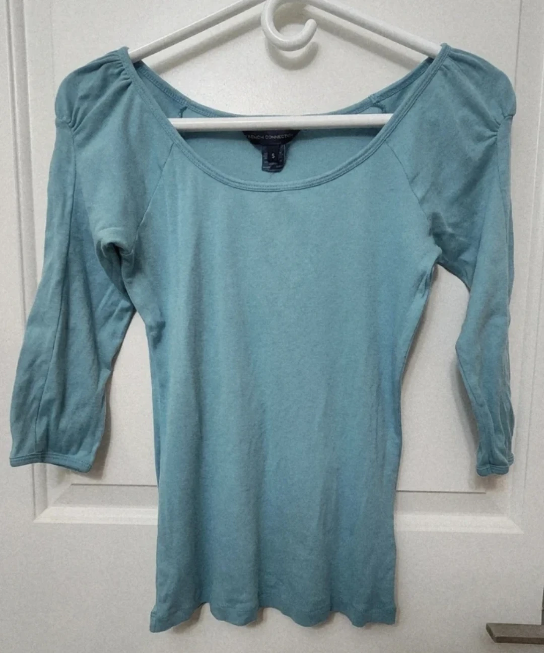 Teal blue 3/4 Sleeve Top