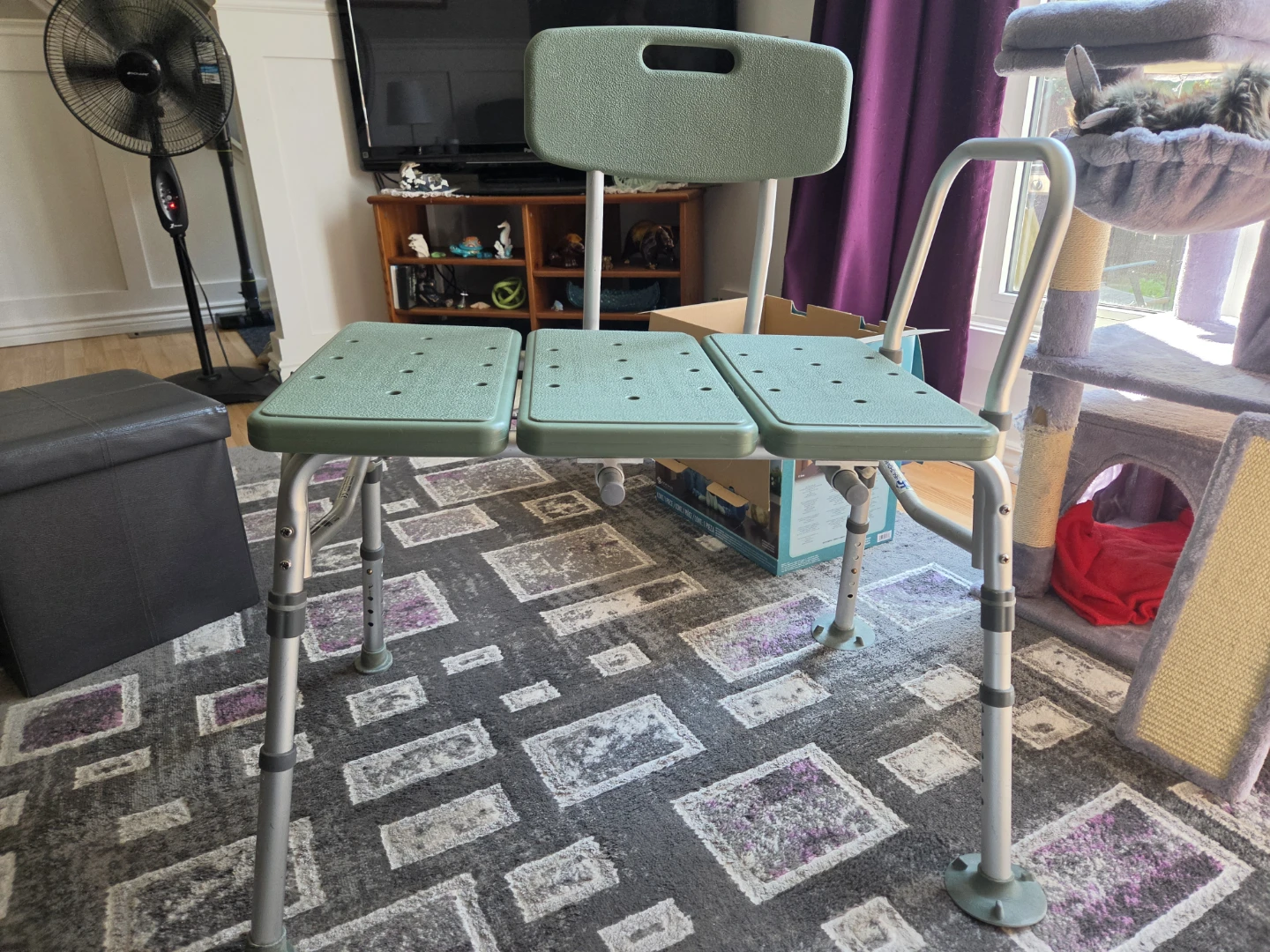 Shower Chair with Back and Arm