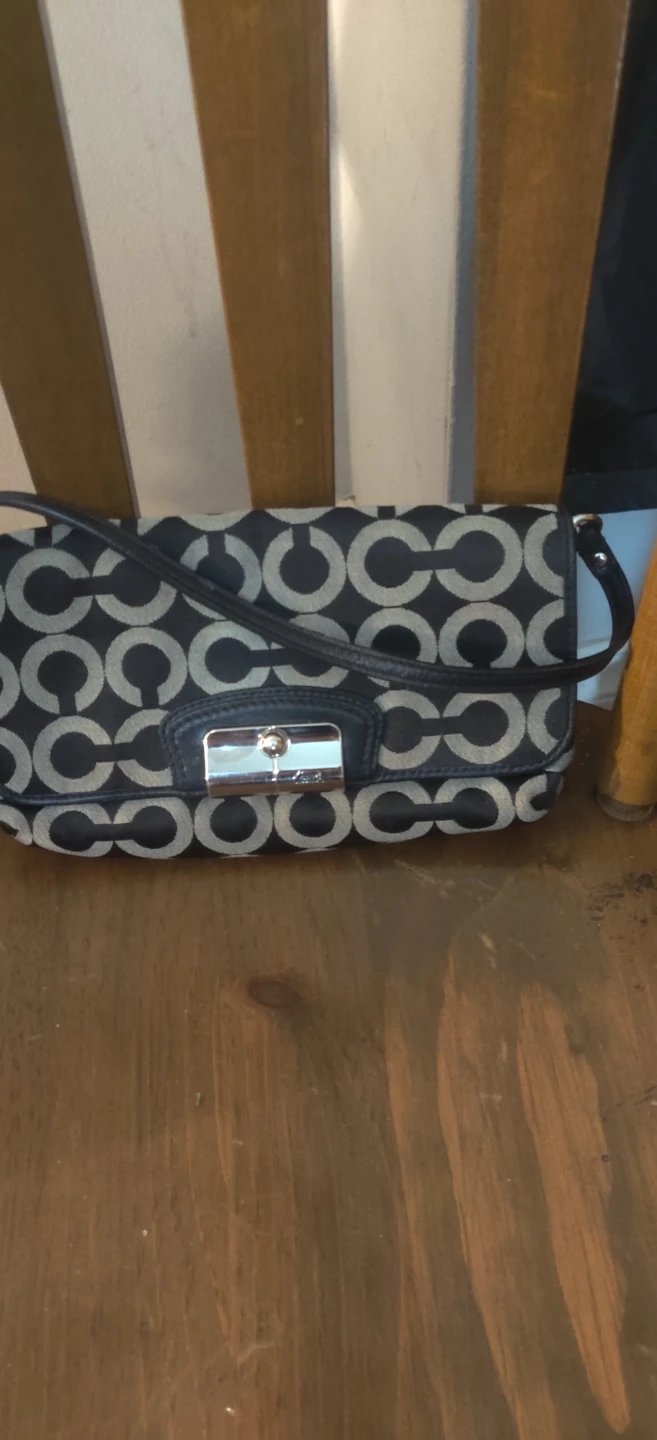 Coach Monogram Clutch Wallet