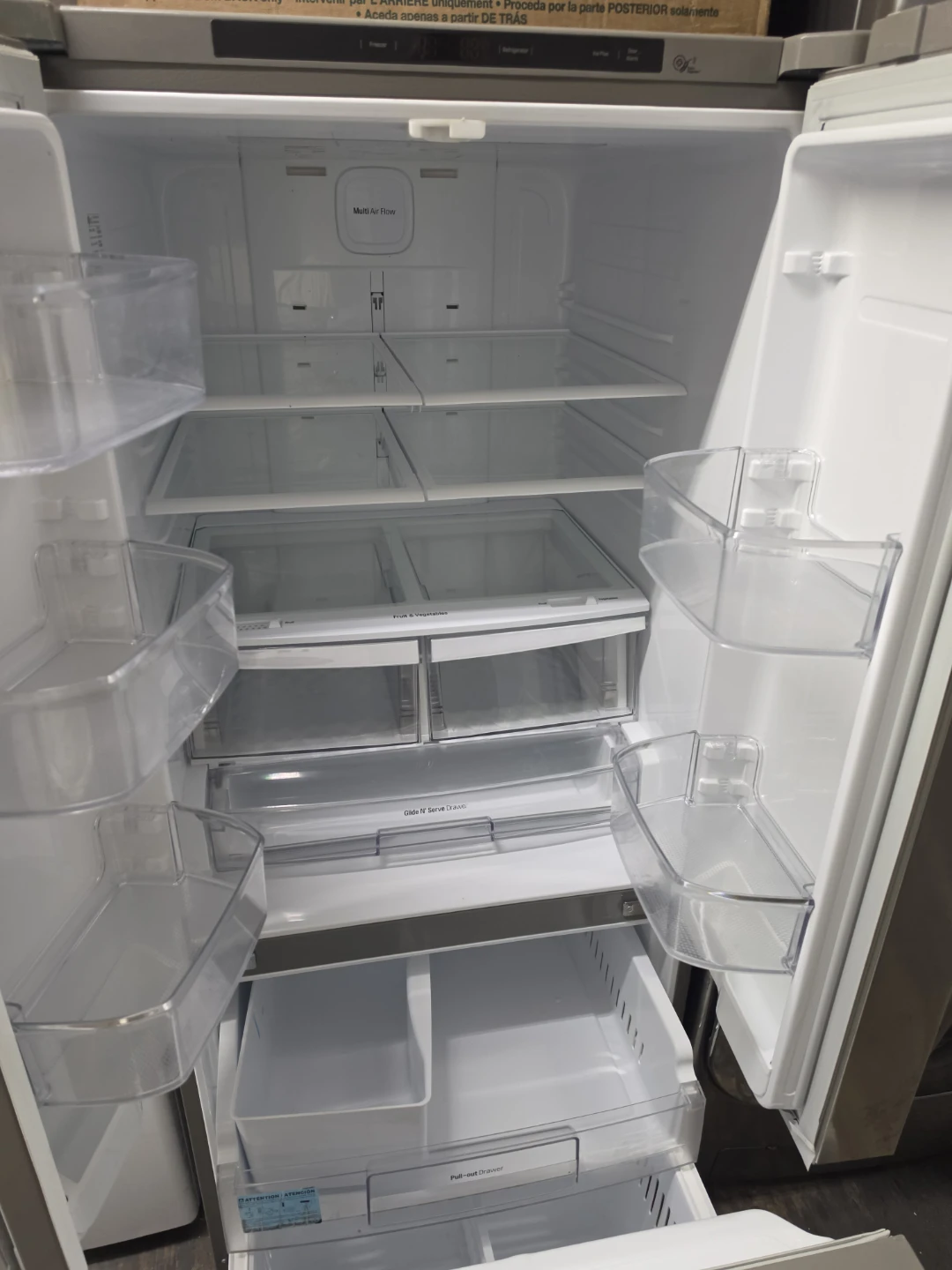 Lg 30in Stainless steel french door refrigerator - photo 2