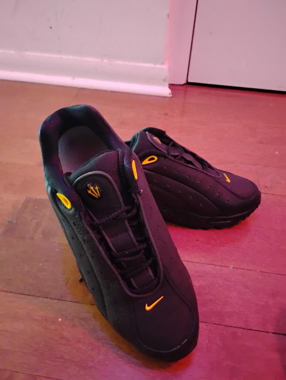 Nike x NOCTA Hot Step Air Terra "Black University Gold" Sneakers - photo 3