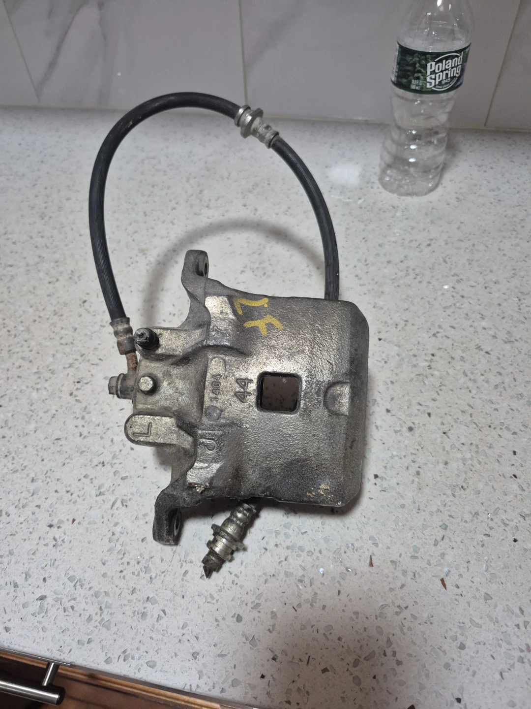 Left Front Brake Caliper with Hose - photo 2