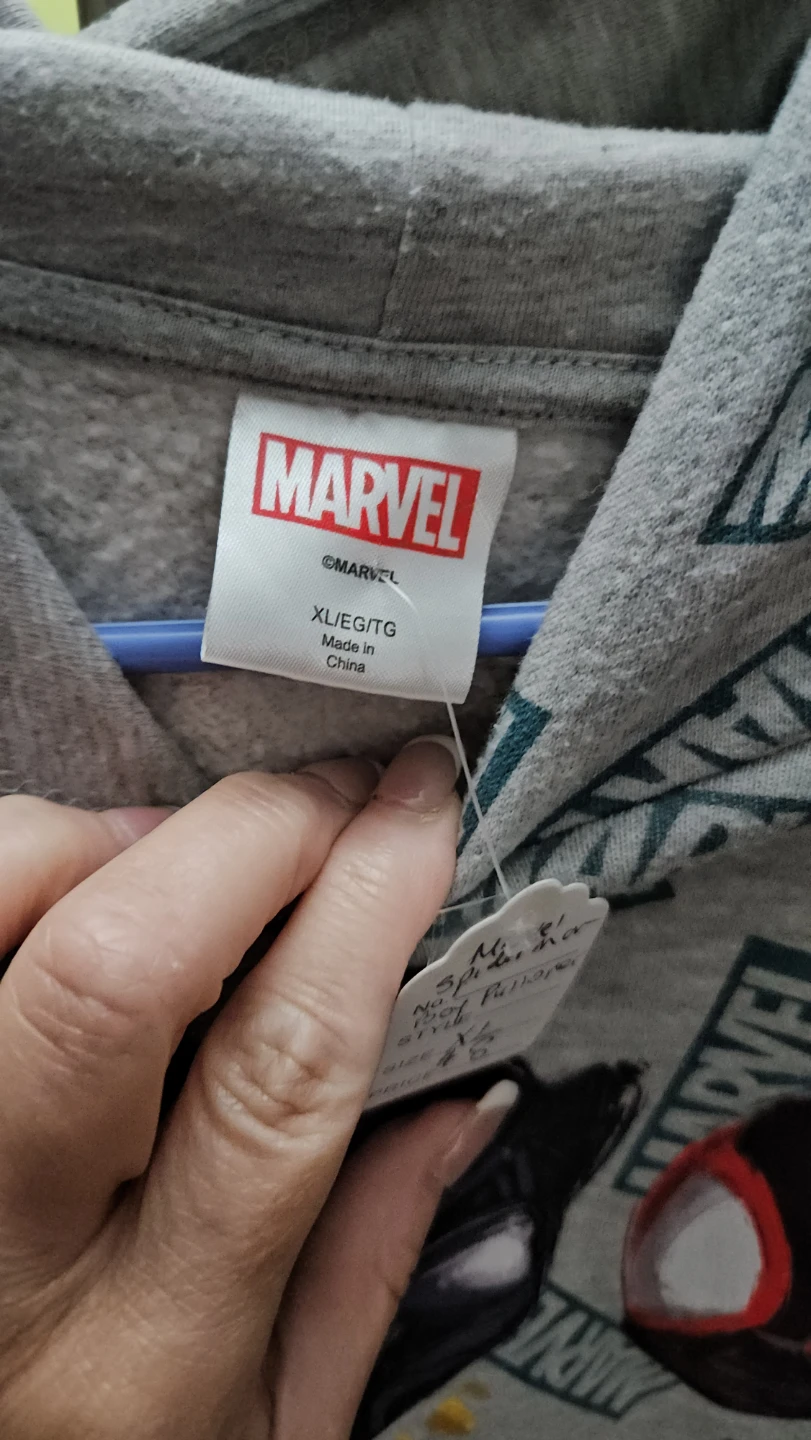 Marvel Hooded Sweatshirt - Spider-Man, Black Panther - photo 3