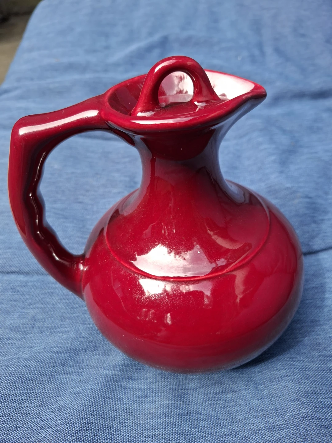 Francescan Small Red Pitcher