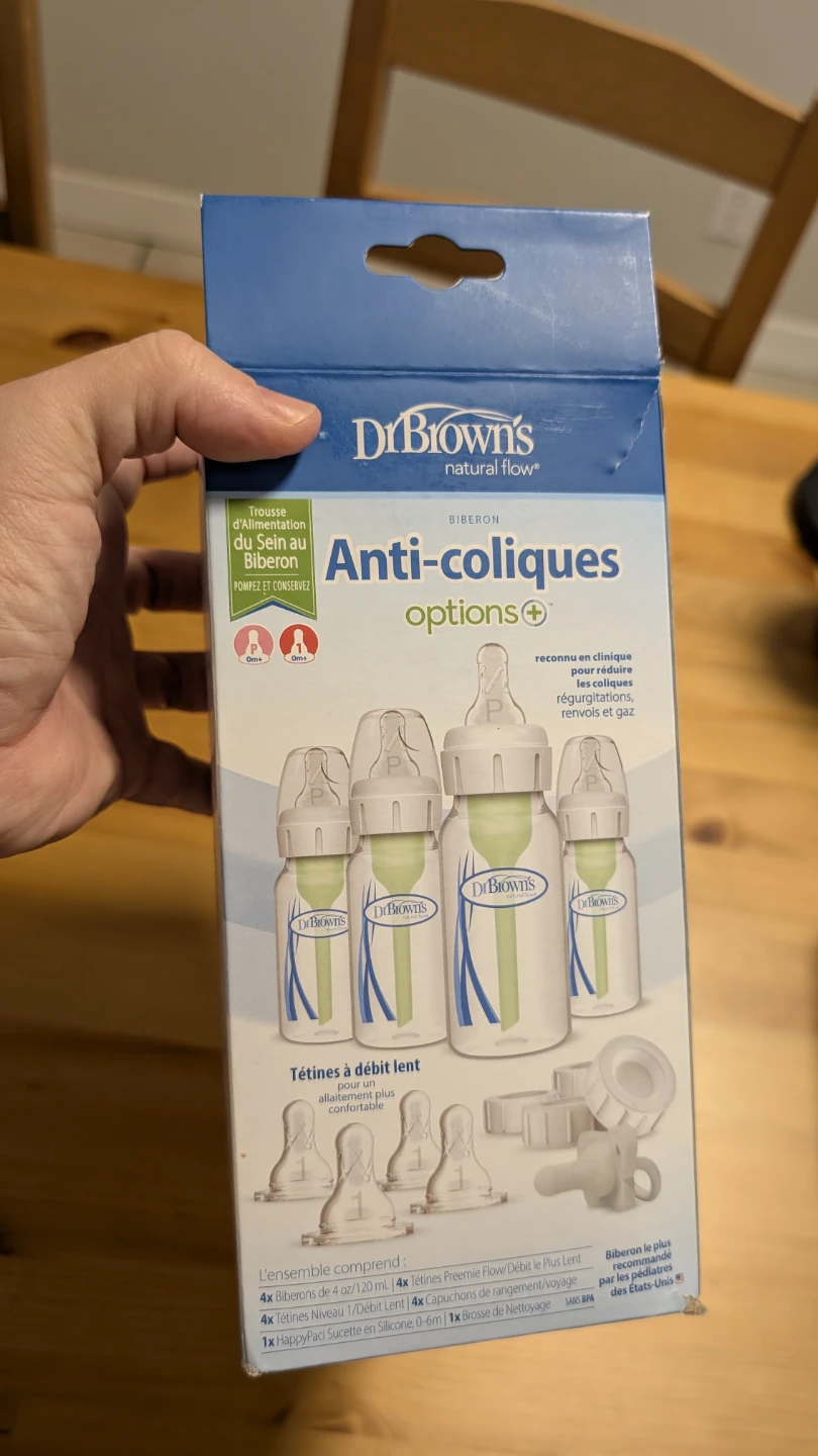 Dr. Brown’s Anti-Colic Nipple Set (0 &1) & Vent System