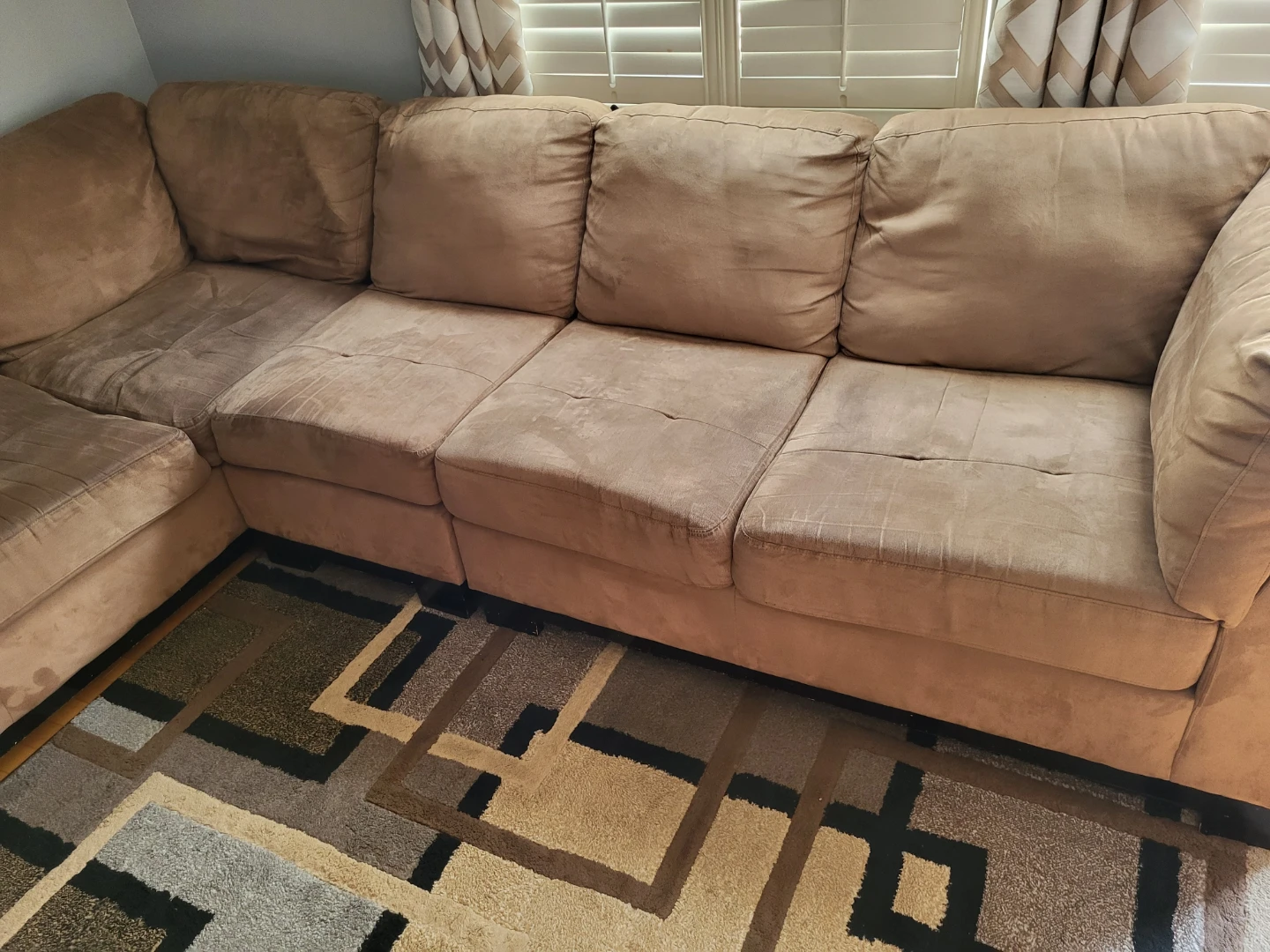 Brown Sectional couch - photo 2