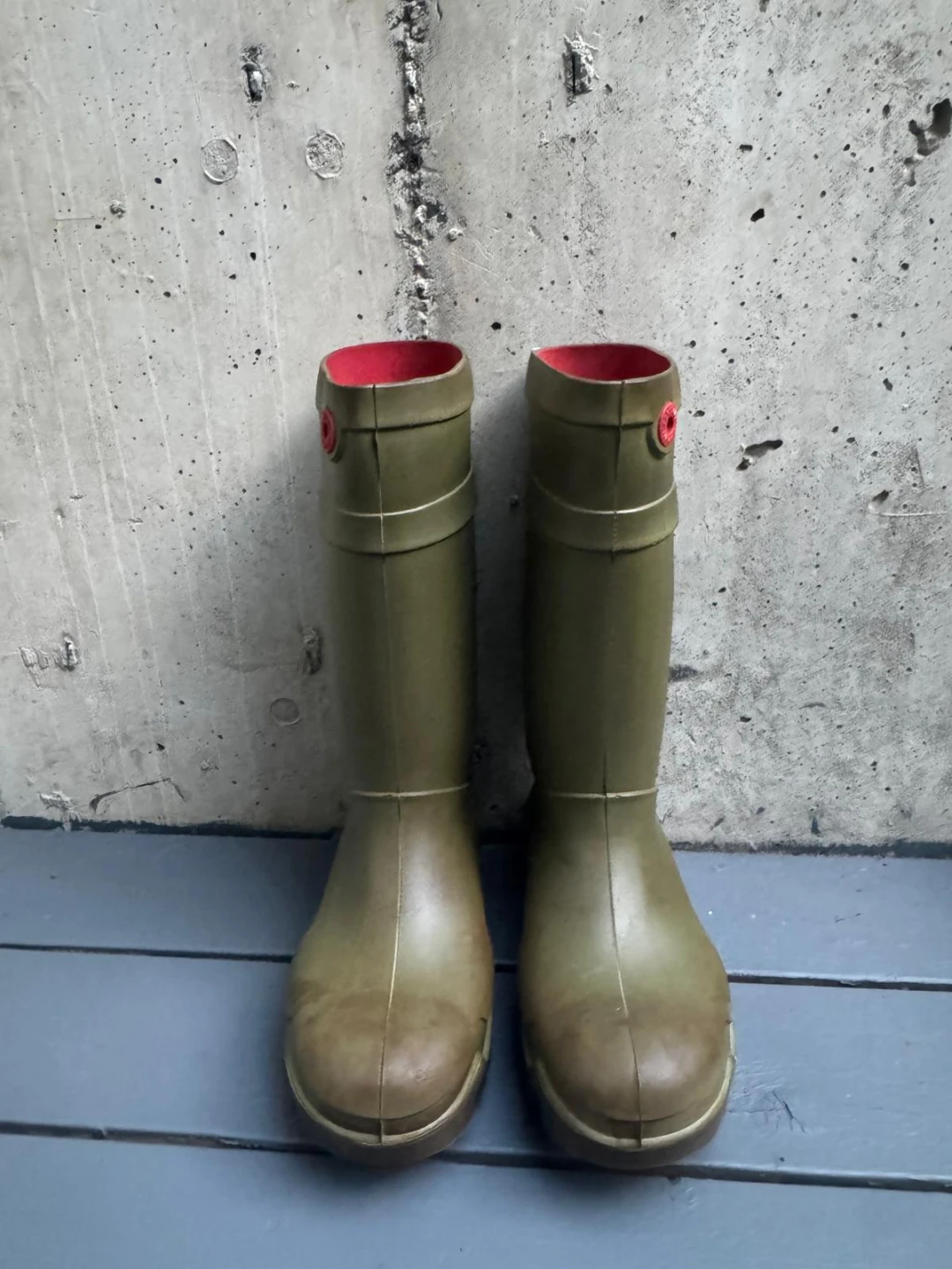 Dunlop Purofort Green Rubber Boots Size 10 - photo 4