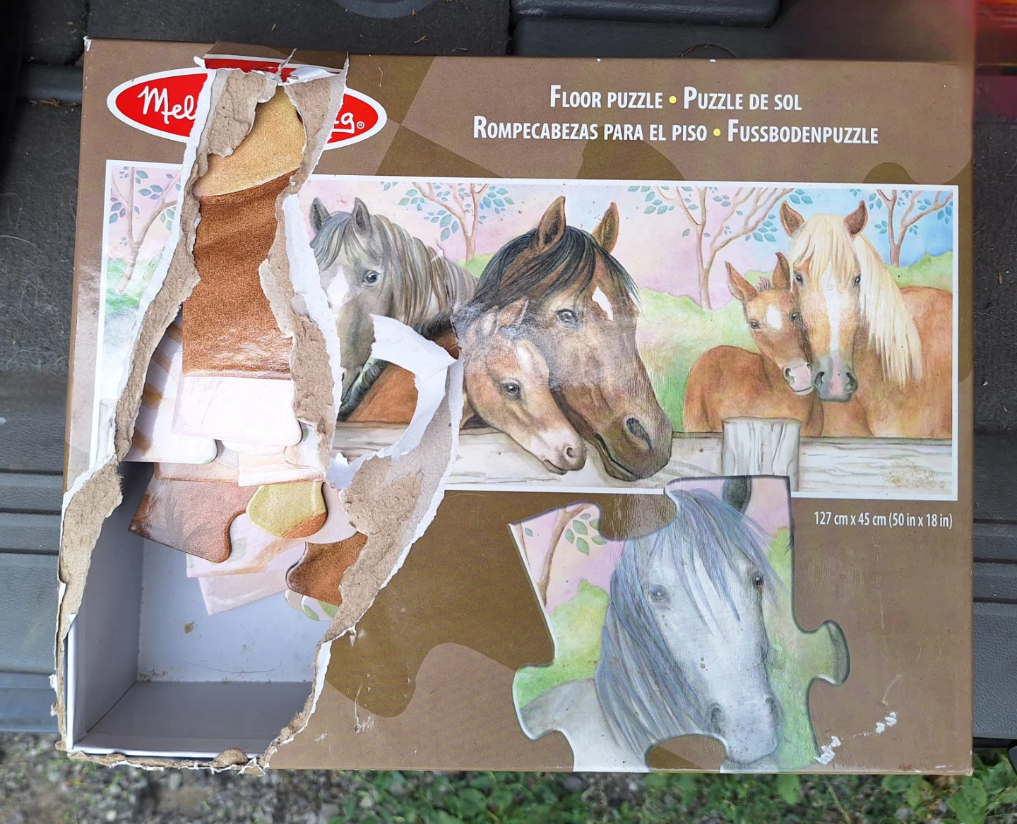 Melissa & Doug Floor Puzzle - Horses