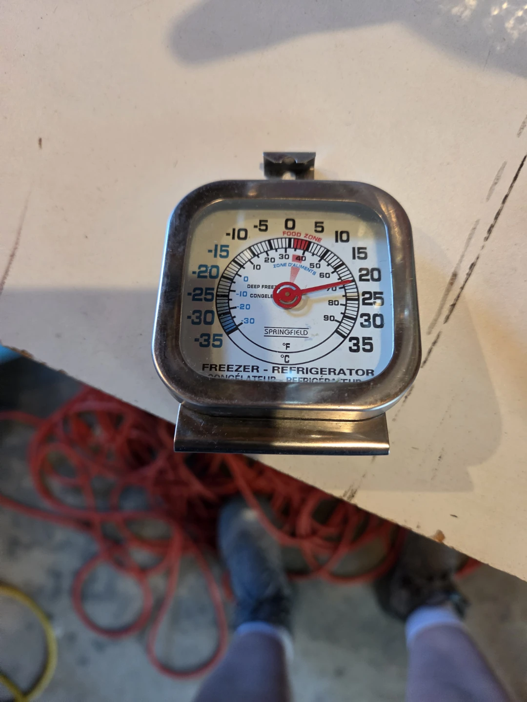 Springfield Freezer Refrigerator Thermometer - photo 2