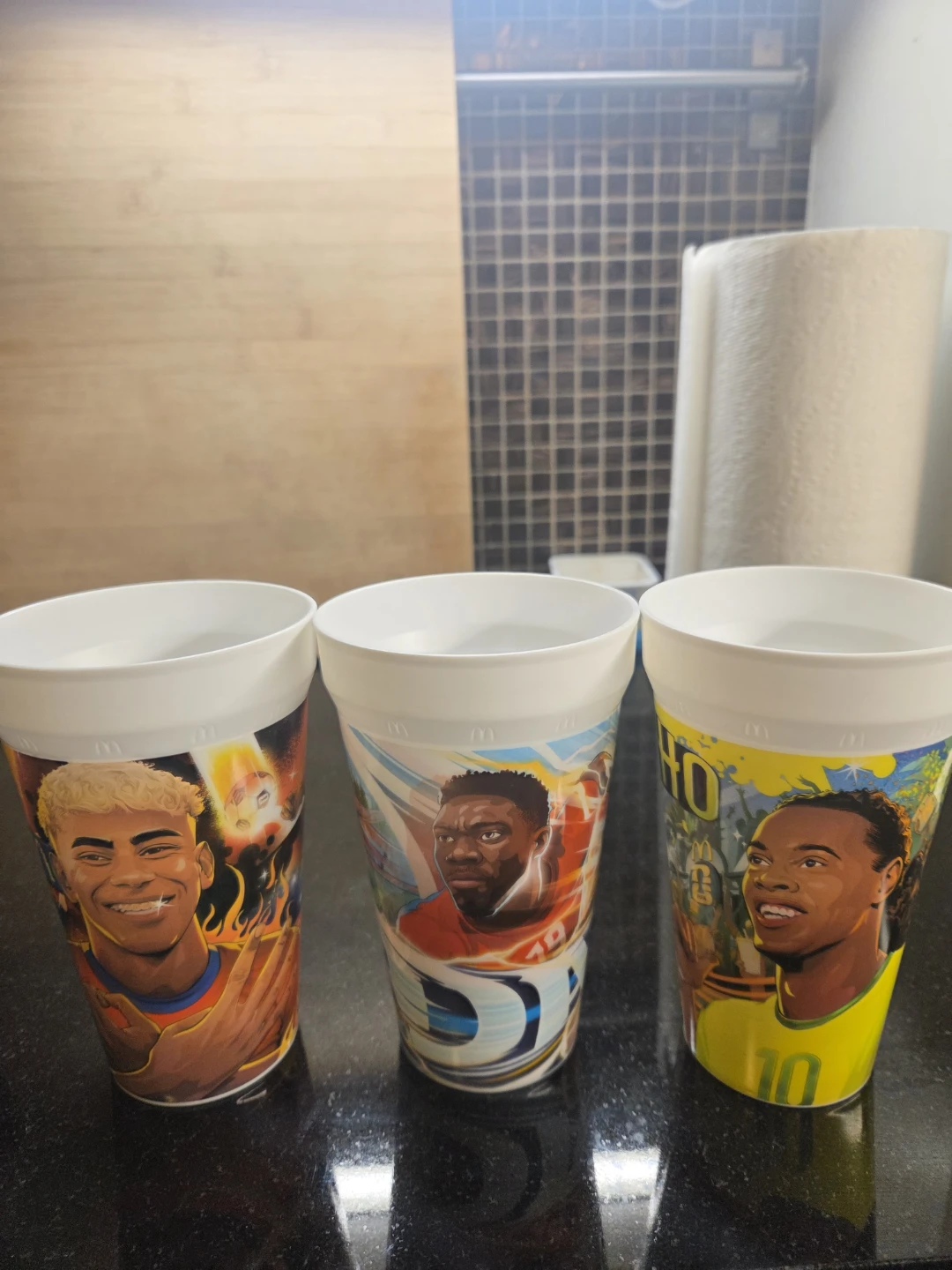 McDonald's World cup Meal  (lamine,Davies,Ronaldinho)