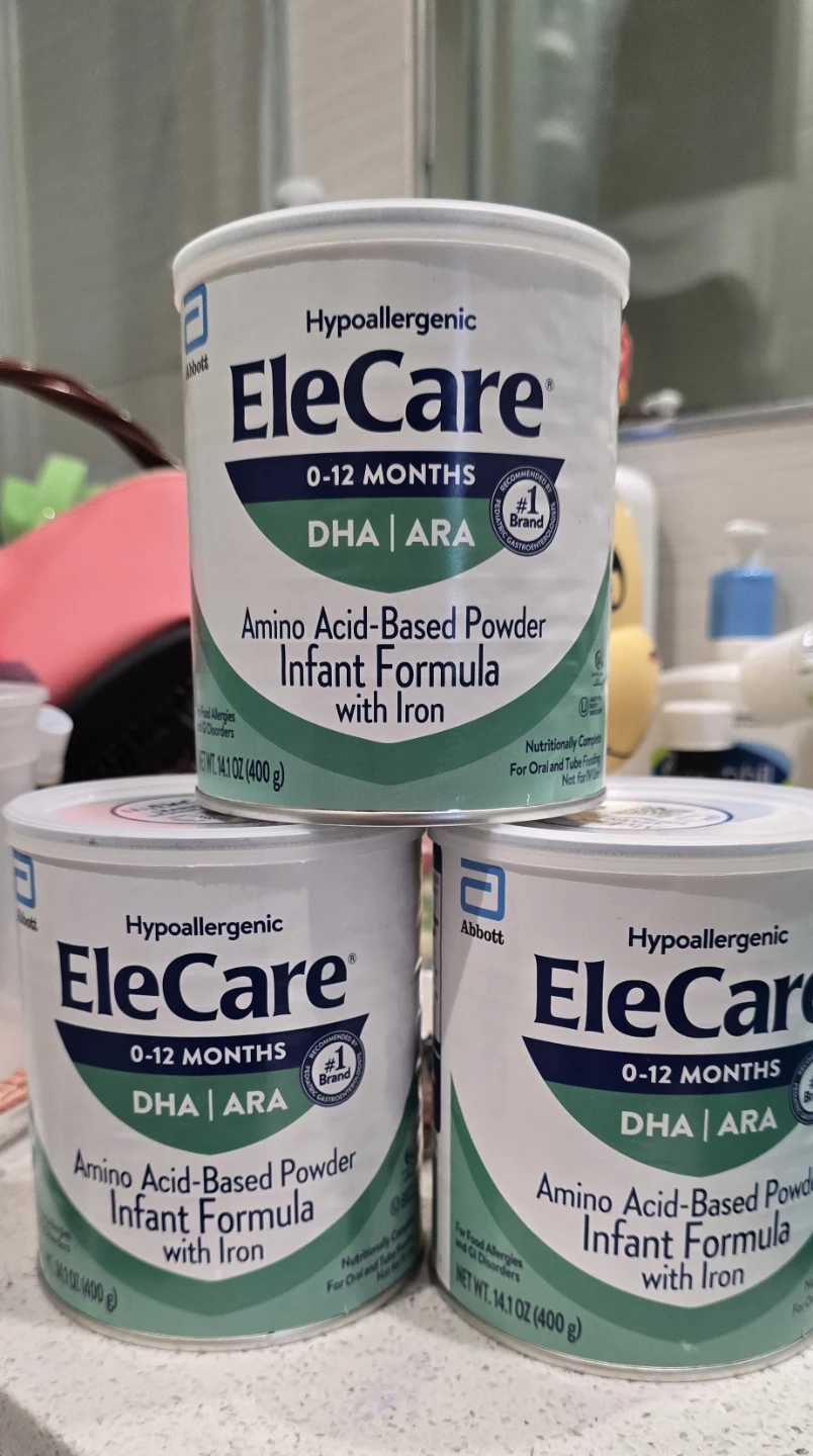 EleCare Hypoallergenic Infant Formula - 3 Cans