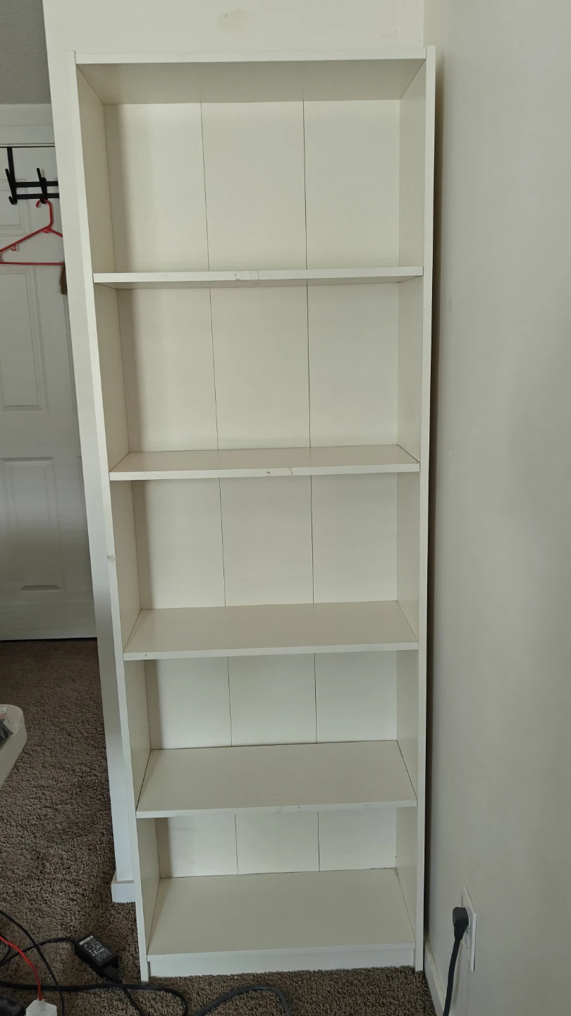 IKEA Billy White 5-Shelf Bookshelf
