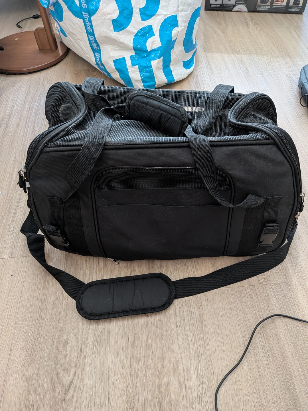 Black Pet Carrier Bag - photo 3