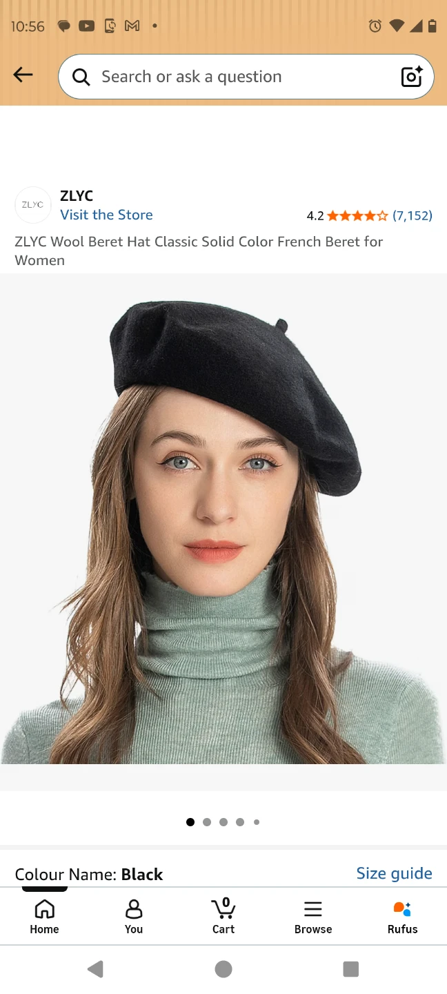 Divided Beret Hat - photo 2