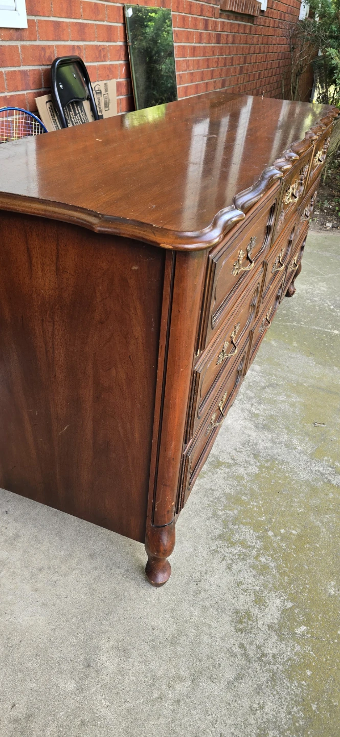 Antique French Provincial 5pc bedroom set - photo 2