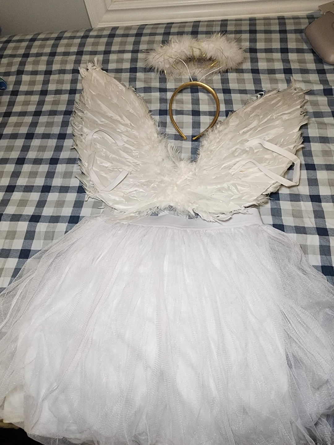 Angel Costume Set with Halo, Wings, and Tutu - photo 3