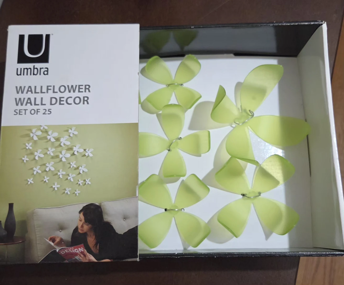 Umbra Wallflower Wall Decor Set of 25