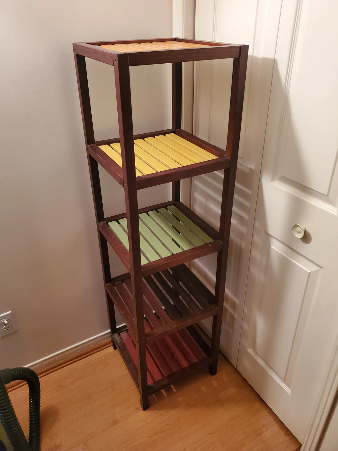 Tall Wood Shelf Unit - photo 2