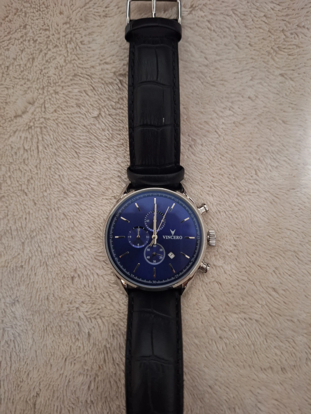 Mens vincero chronograph Blue Dial watch