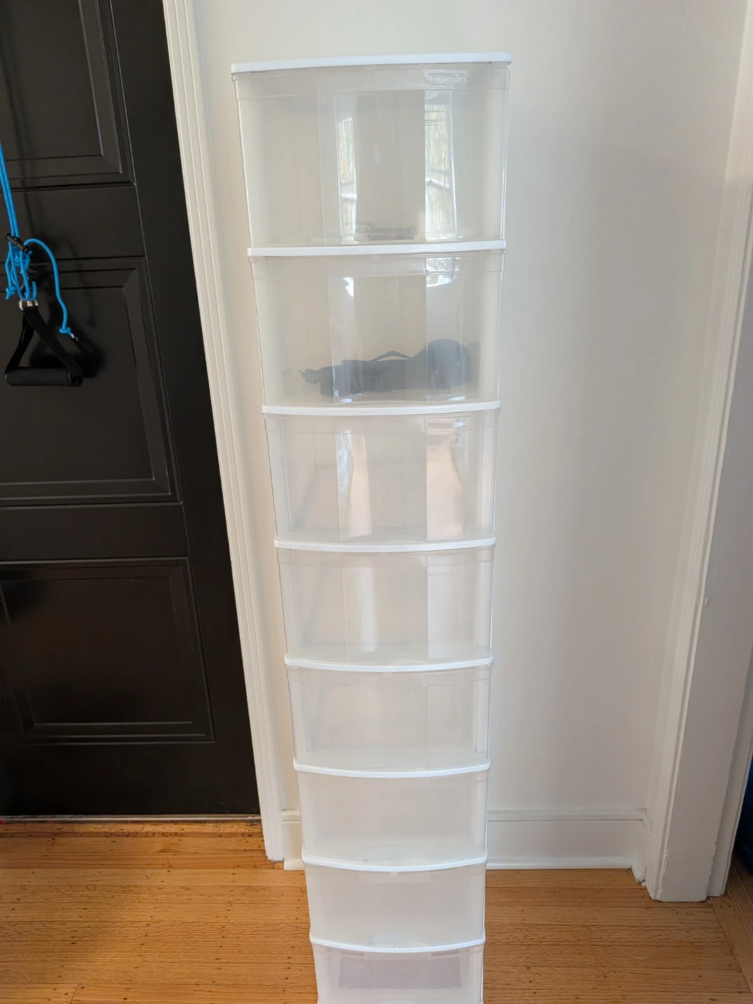 Clear Plastic Drawer Storage Unit