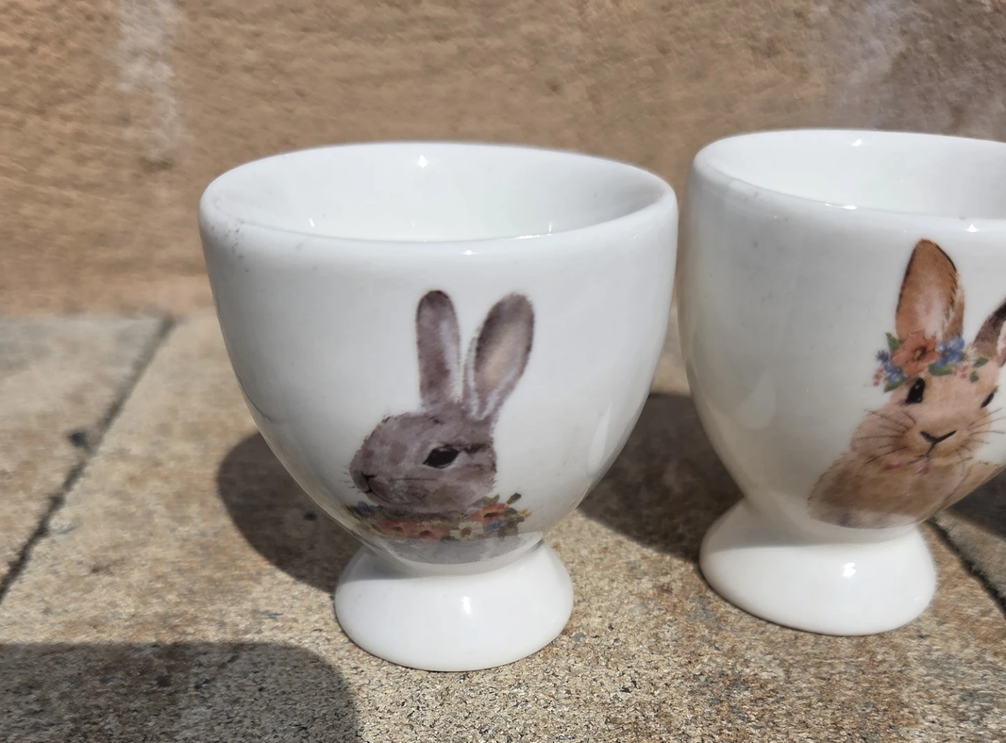 Grace Set of 4 Easter Bunny Egg Cups - photo 5