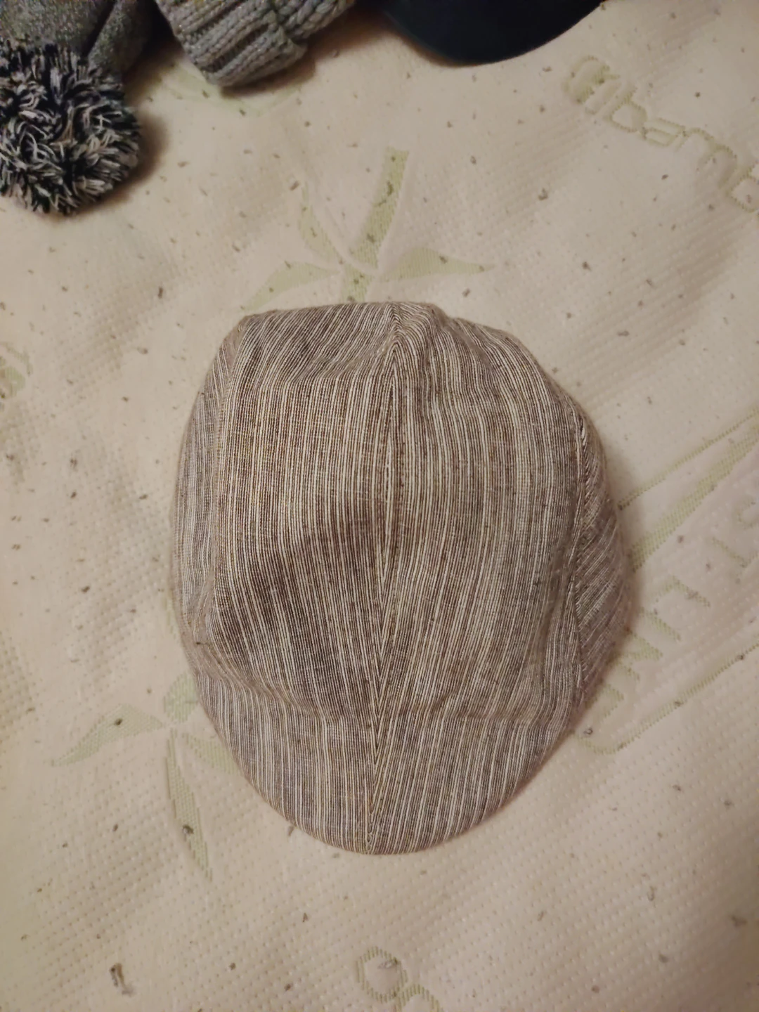Striped Flat Cap