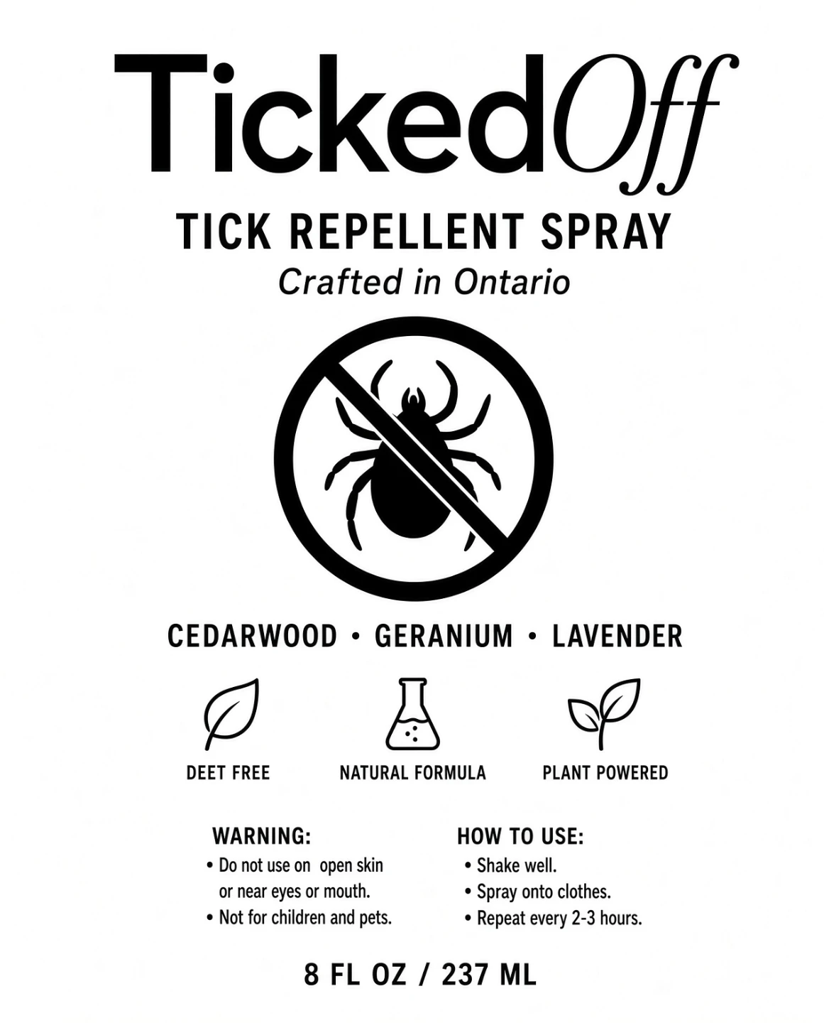 TickedOff Tick and Mosquito Repellent Sprays (3 bottles) - photo 2