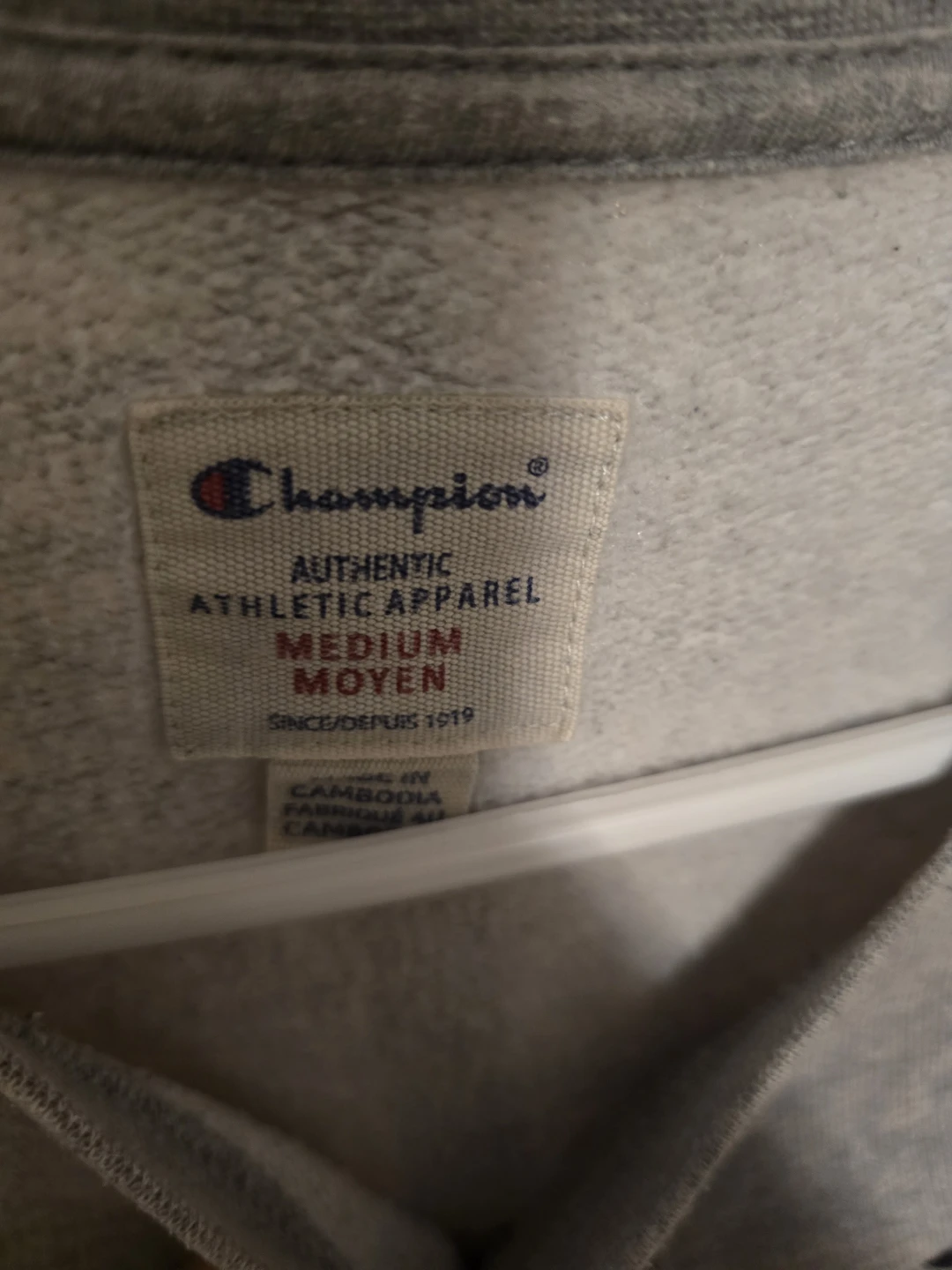 Champion Grey Crewneck Sweatshirt - photo 2