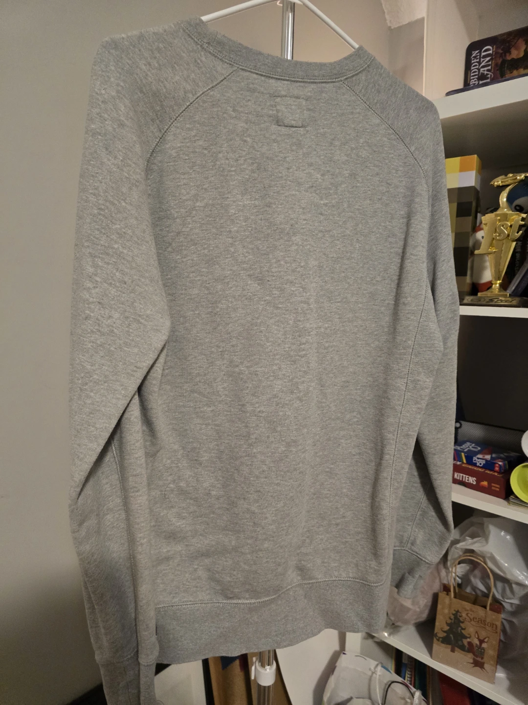 Champion Grey Crewneck Sweatshirt - photo 3