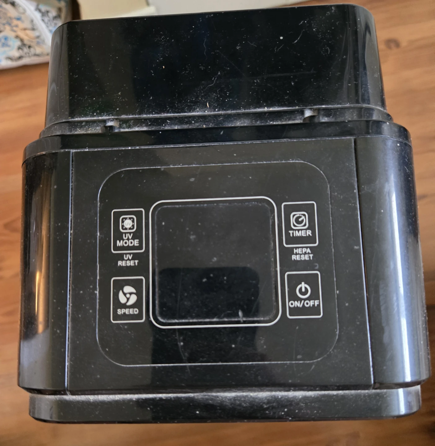 Black Air Purifier with HEPA Filter and UV Mode - photo 2