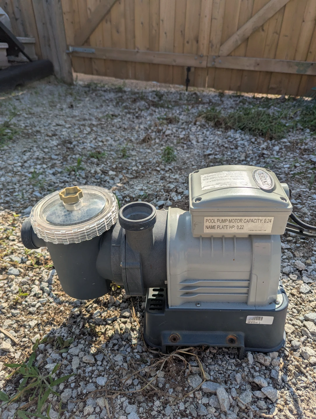 INTEX Ground pool pump system - photo 2