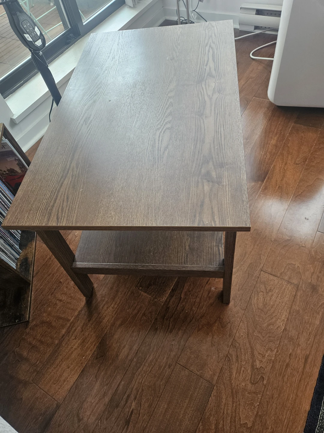 Wooden Coffee Table with Shelf - photo 5