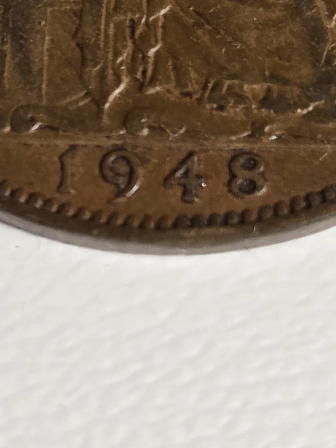 1948 One Penny Coin - photo 2