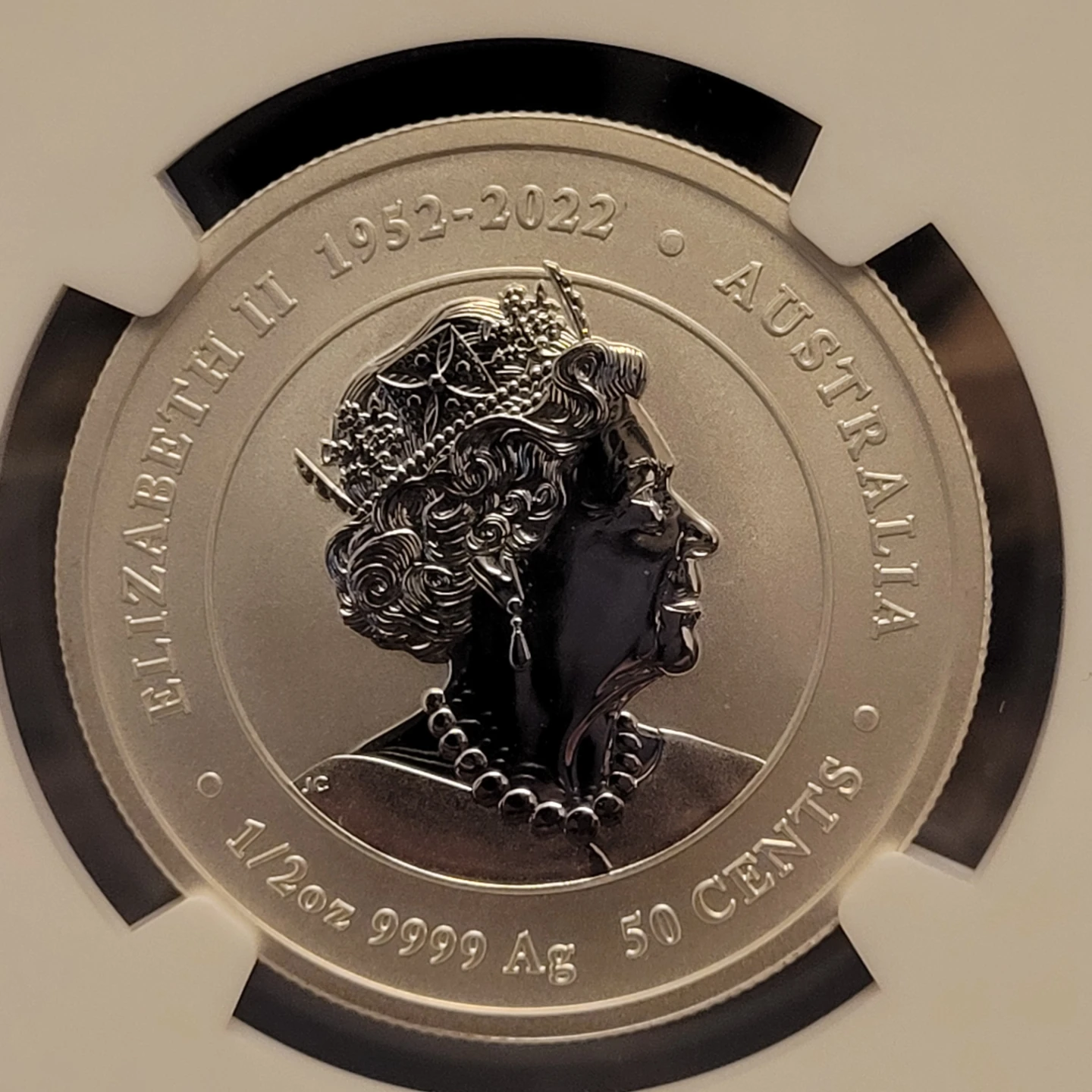 2024 Australian Year of the Dragon Silver Coin 50 Cents NGC MS69 - photo 3