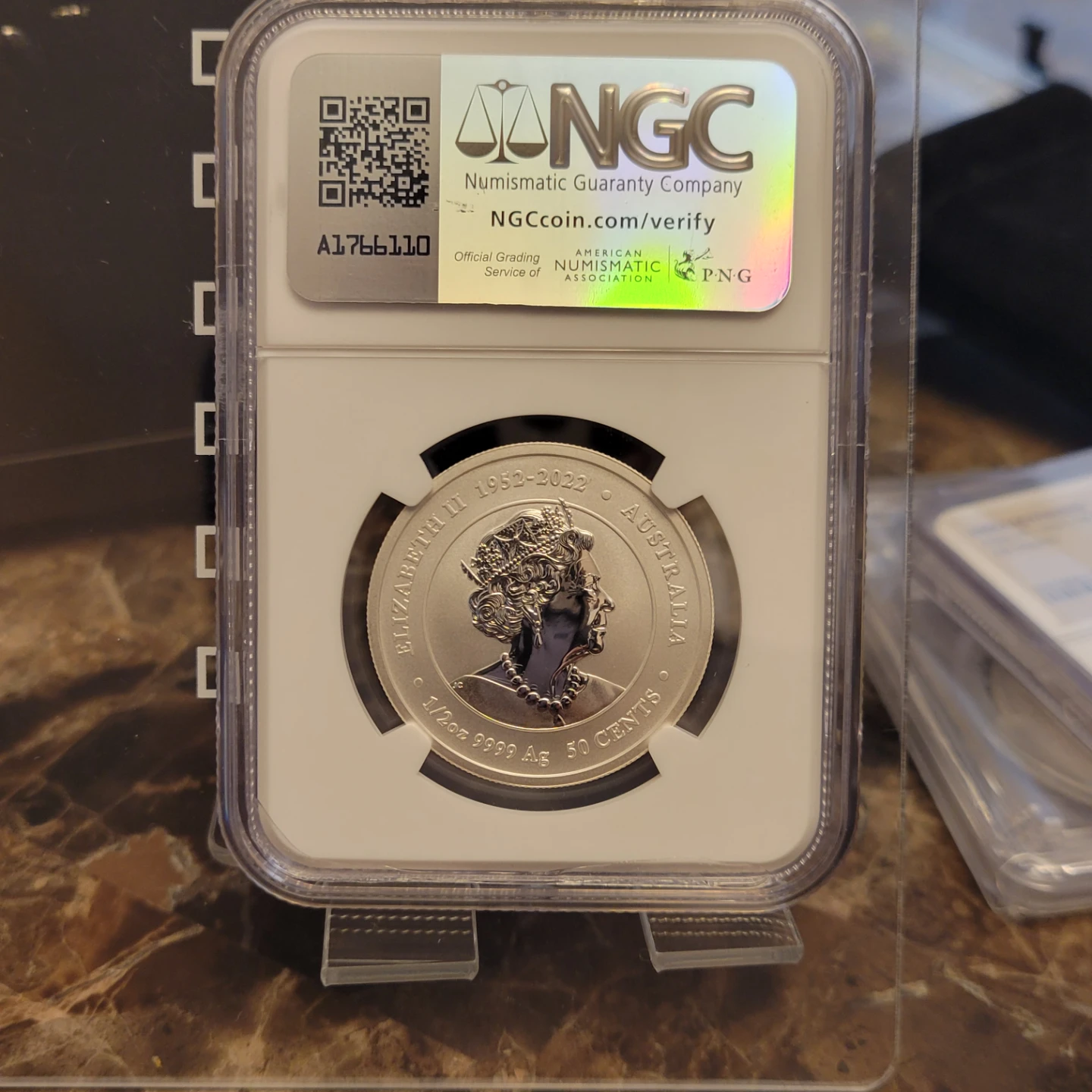 2024 Australian Year of the Dragon Silver Coin 50 Cents NGC MS69 - photo 4