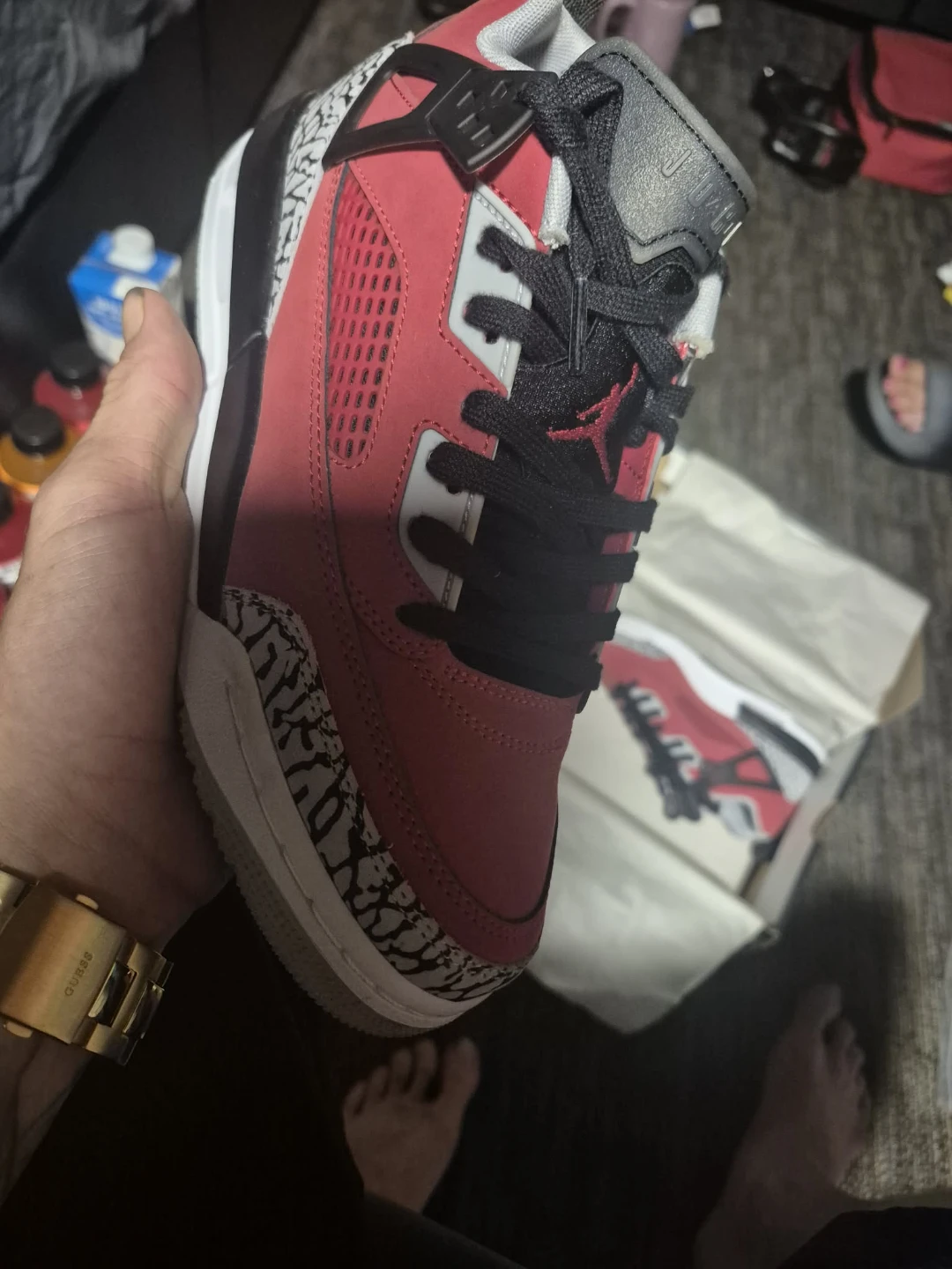 Jordan F11 Red Black and Gray SpizikeCements - photo 5