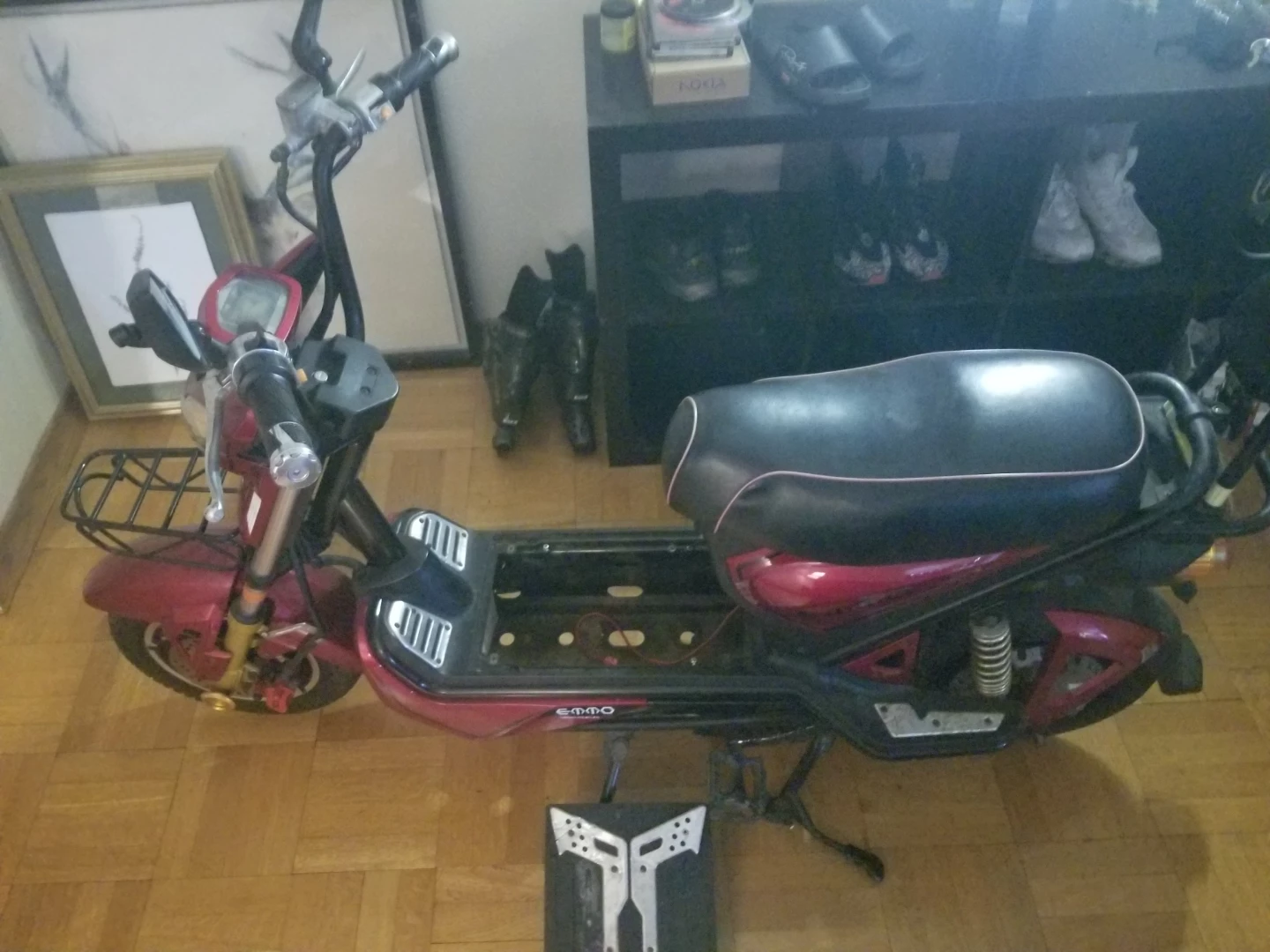 Red Electric Scooter