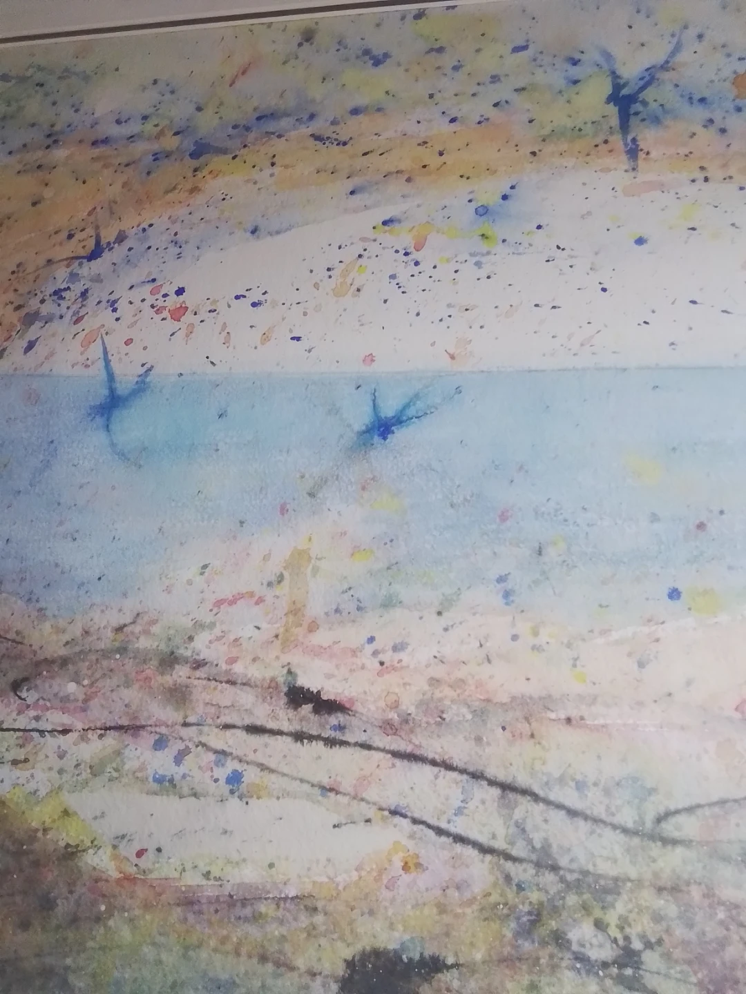 Original Lorraine Atkins Abstract Watercolor Painting - photo 5