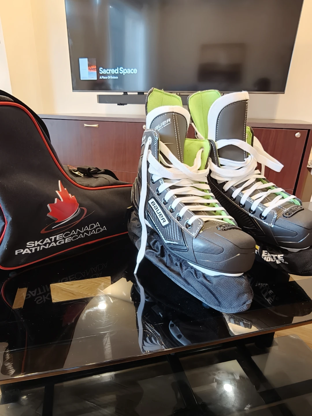 Ice Skates with storage bag
