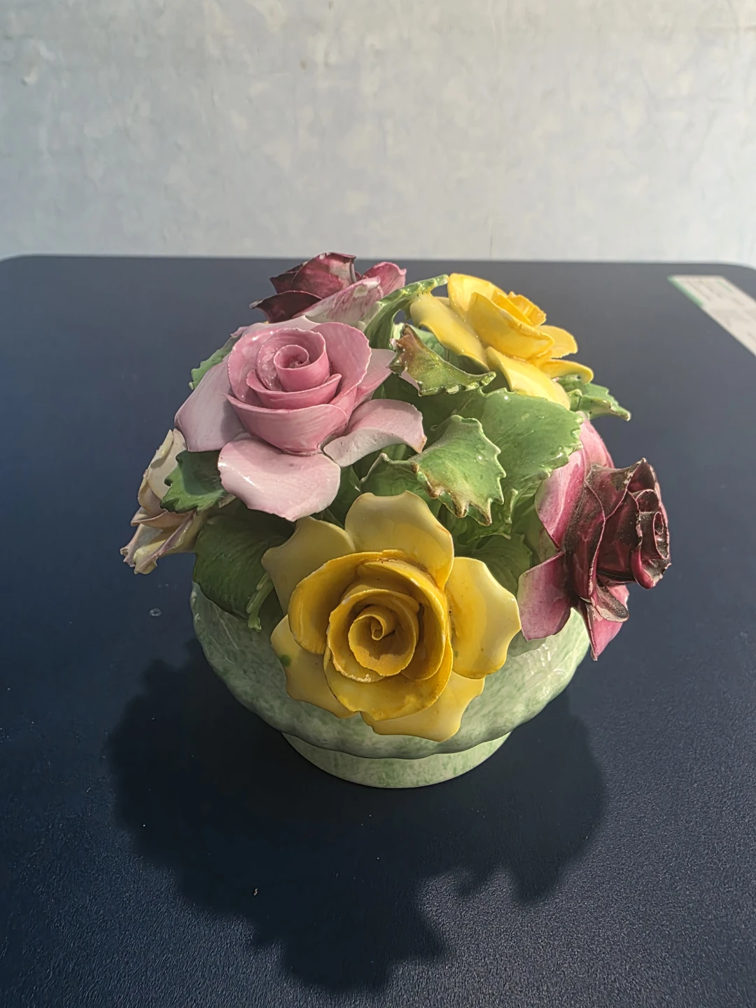 Vintage Porcelain Rose Arrangement - photo 4