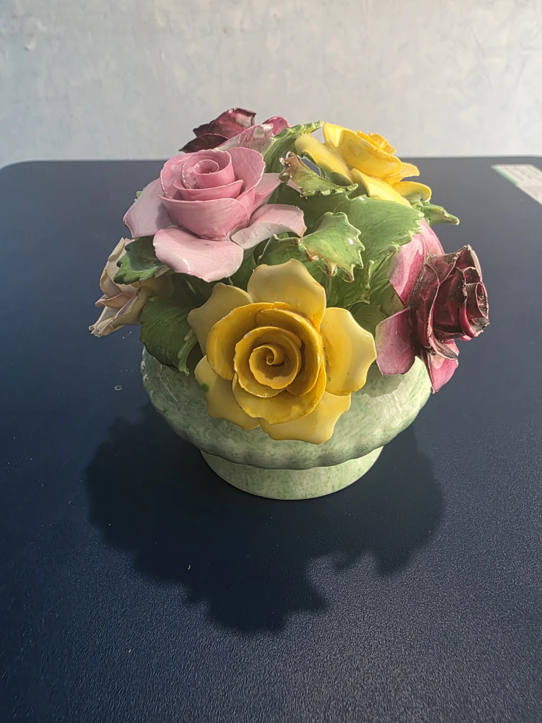 Vintage Porcelain Rose Arrangement - photo 5