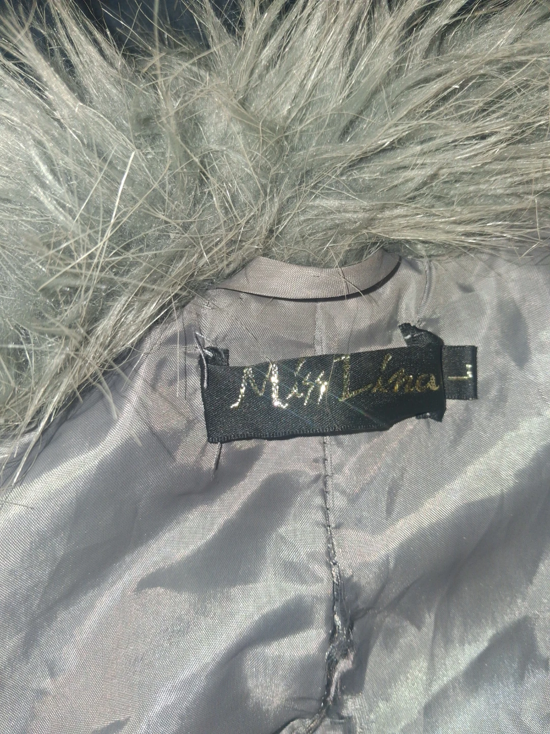 MISS LINA SIZE LARGE FAUX FUR JACKET - photo 5