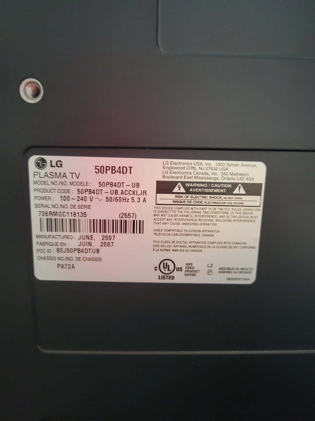 "50" LG TV (GREAT CONDITION) - photo 3