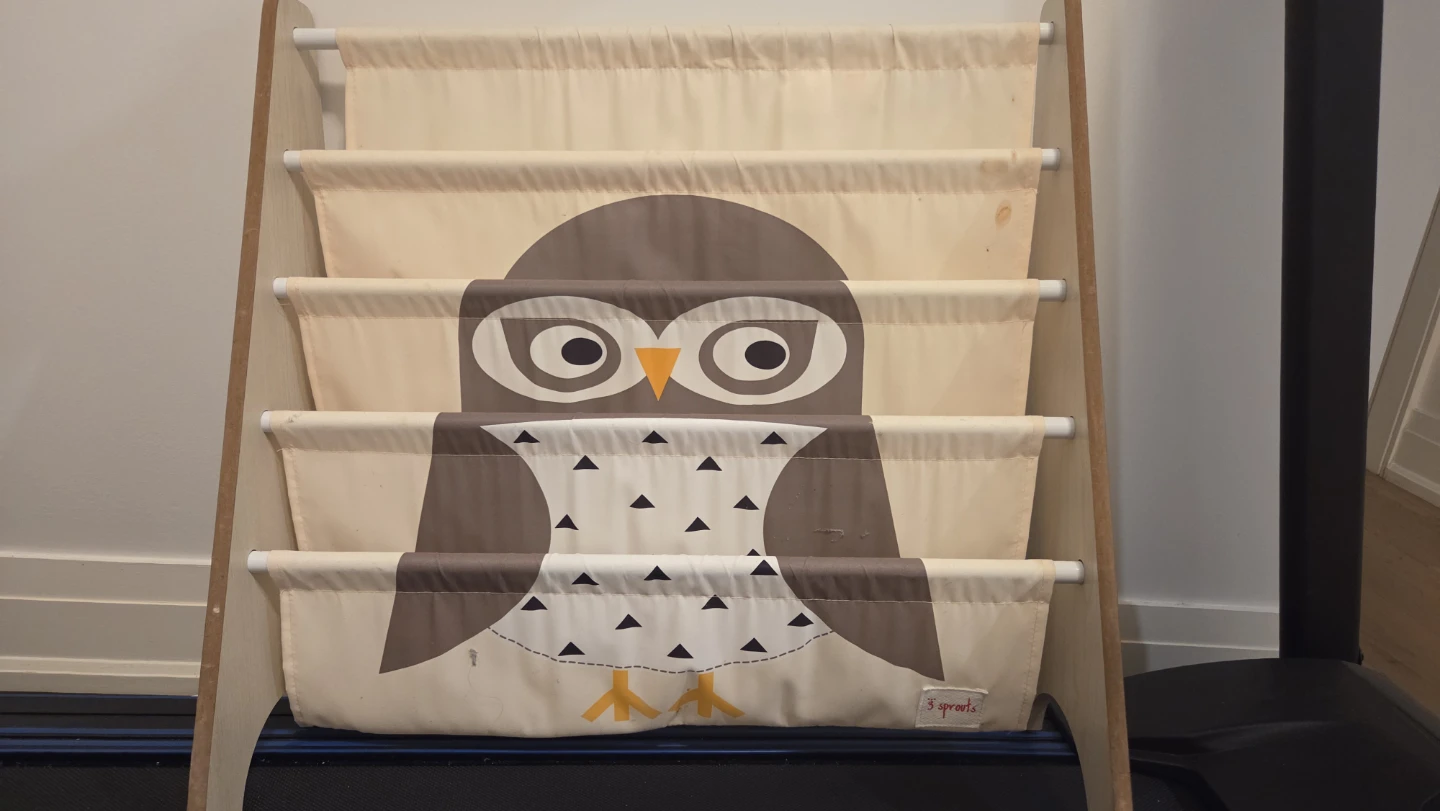 3 Sprouts Owl Kids Book Shelf