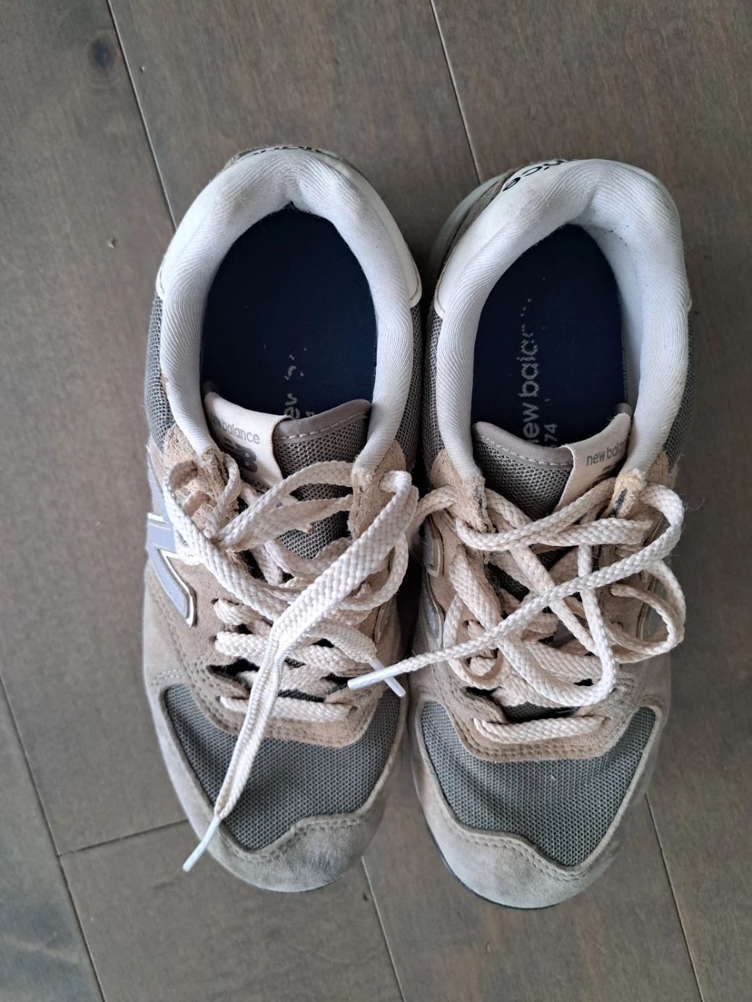New Balance 574 Cleats, size 5.5