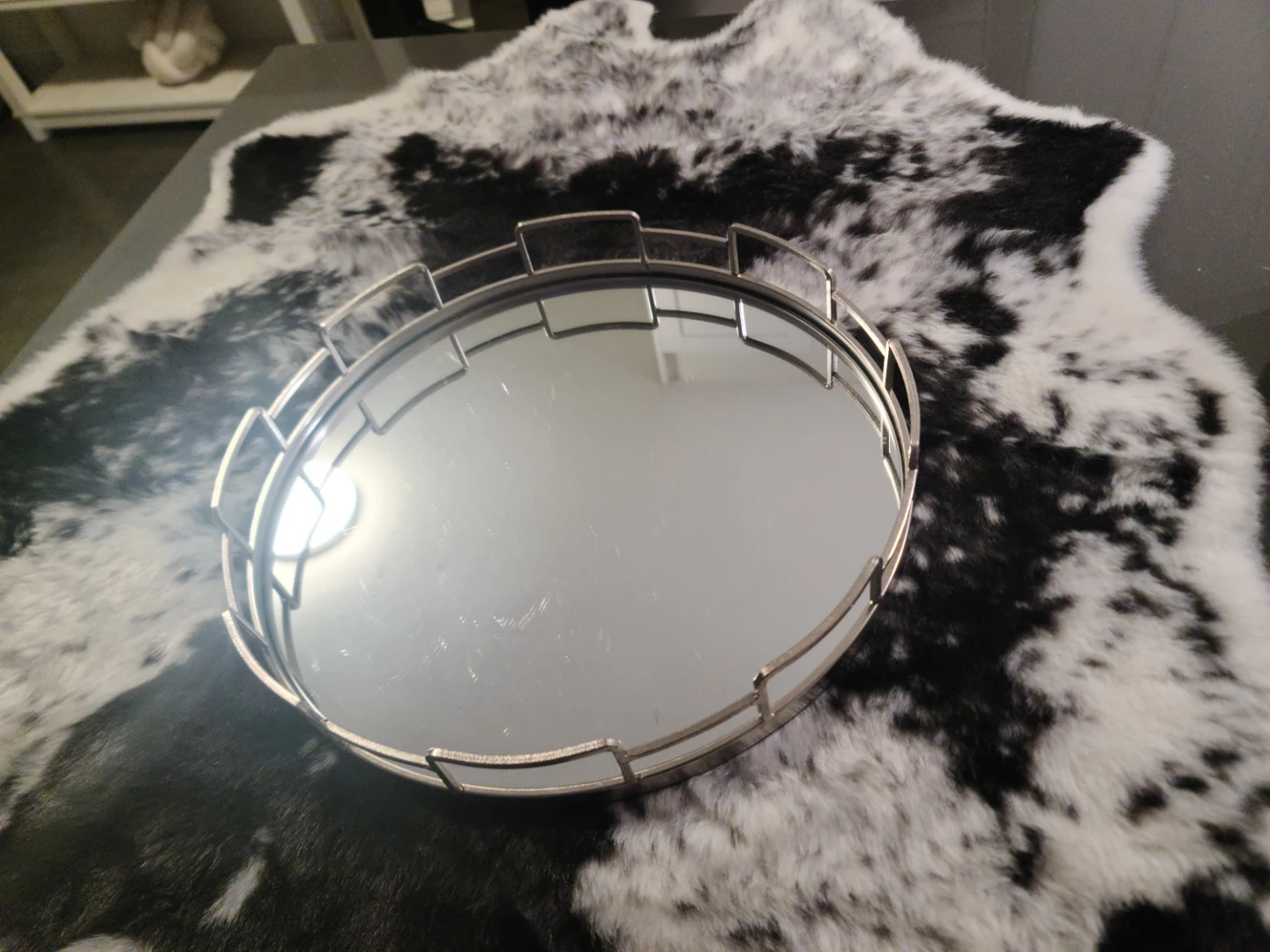 Decorative Mirrored Tray - photo 2