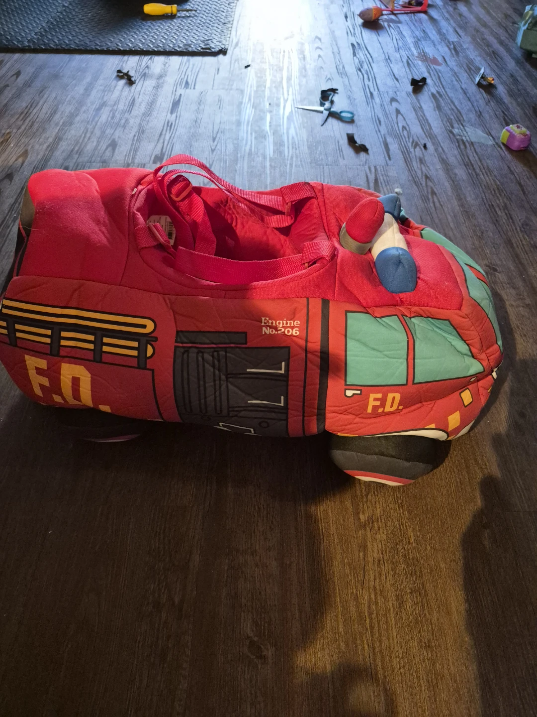 Plush Fire Truck 3D Halloween costume
