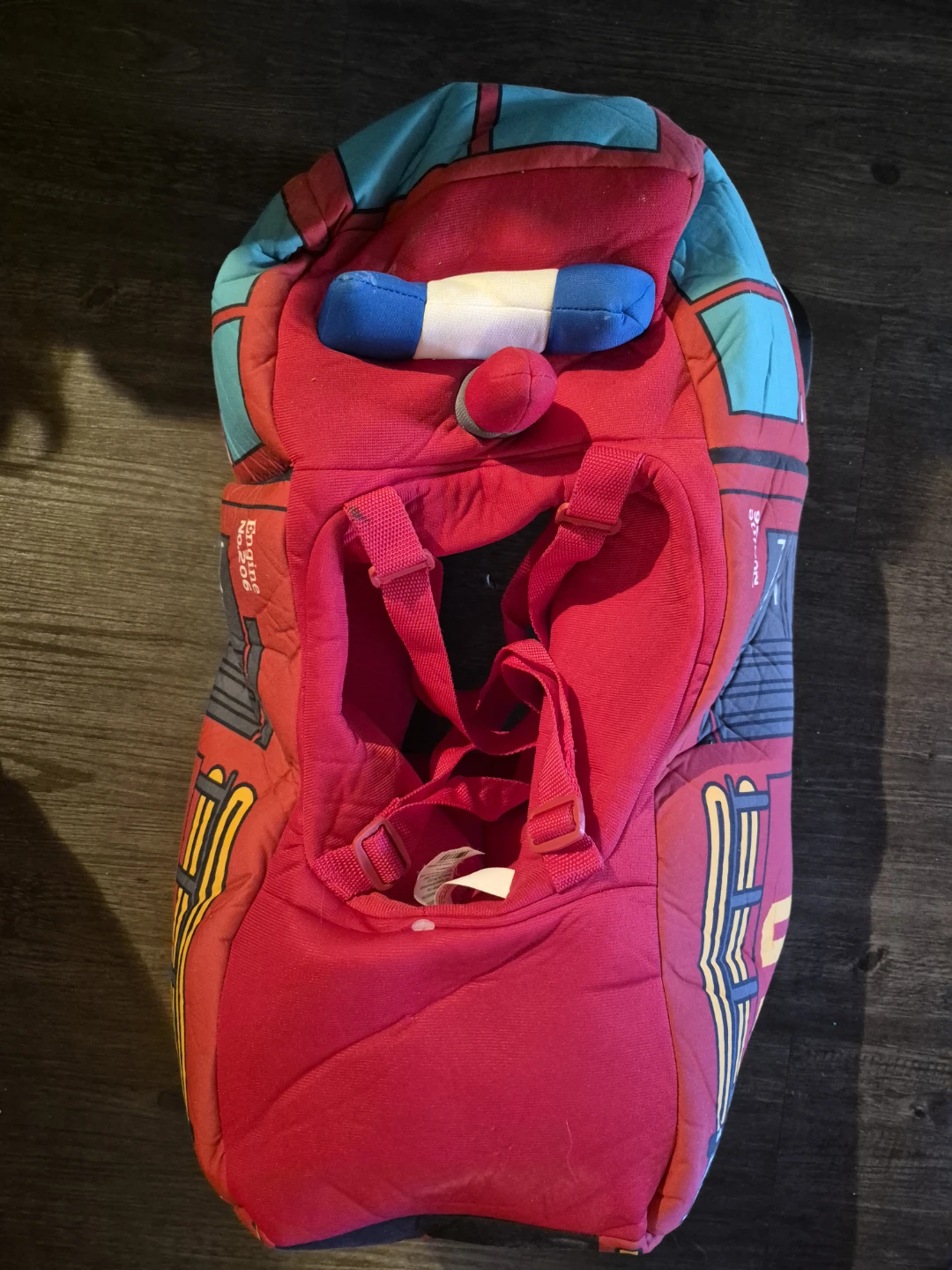 Plush Fire Truck 3D Halloween costume - photo 3