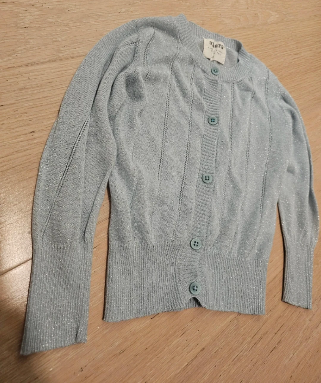 Aymara Baby Blue Sparkle Cardigan 4y