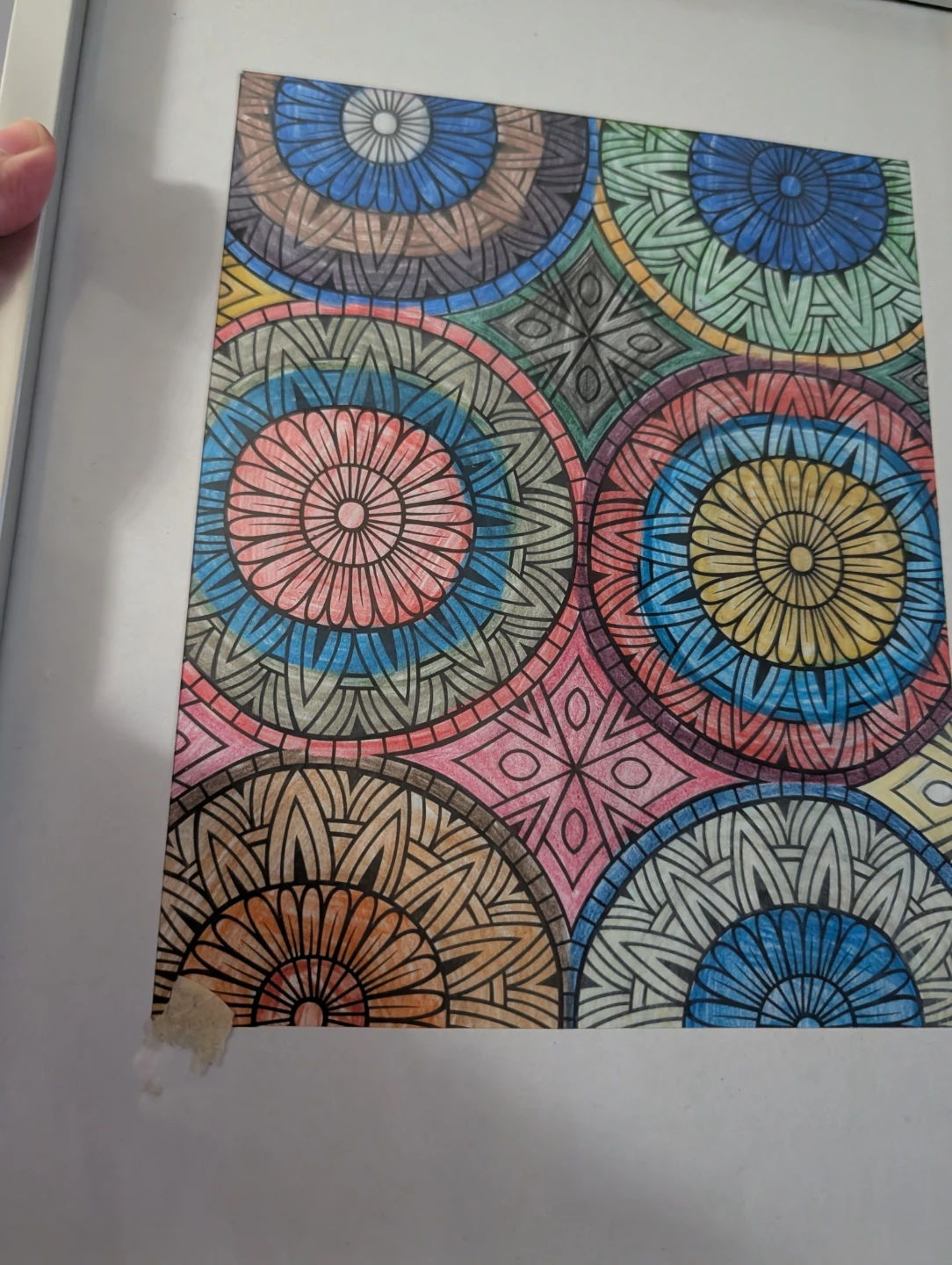 Framed Mandala Art Print